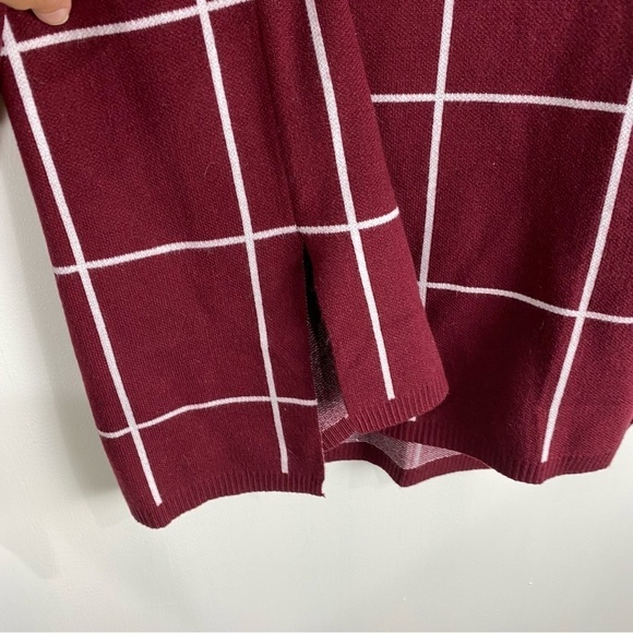 Zesica Plaid Super Soft Stretchy Pullover Turtleneck Sweater Size Medium (NWT) - Picture 4 of 5